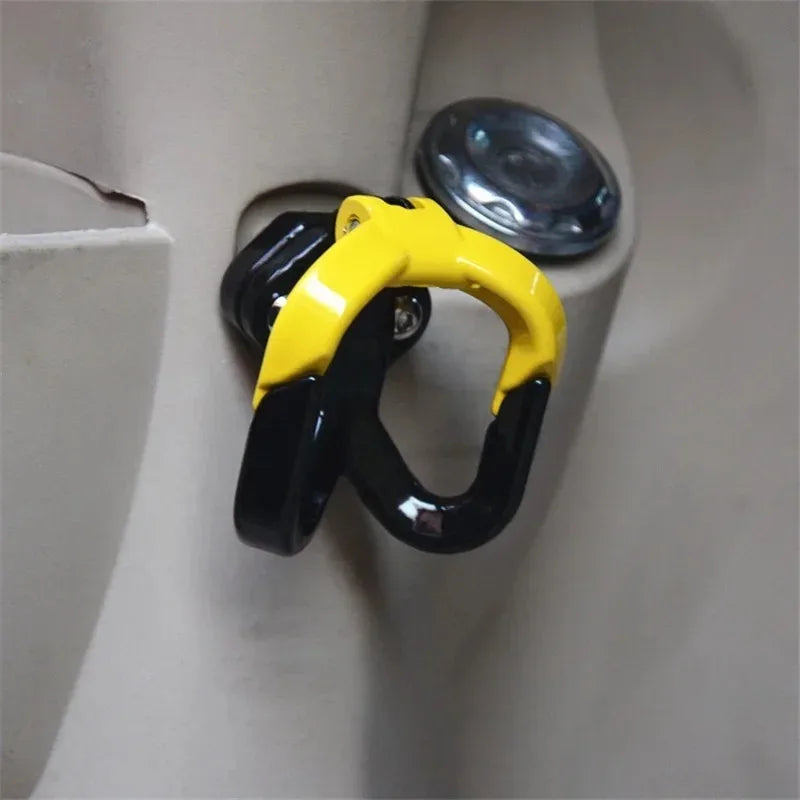 Universal Aluminum Alloy Double Hook for Motorcycles, Scooters, and Electric Scooters - Heavy Duty Bag Hanger Accessory