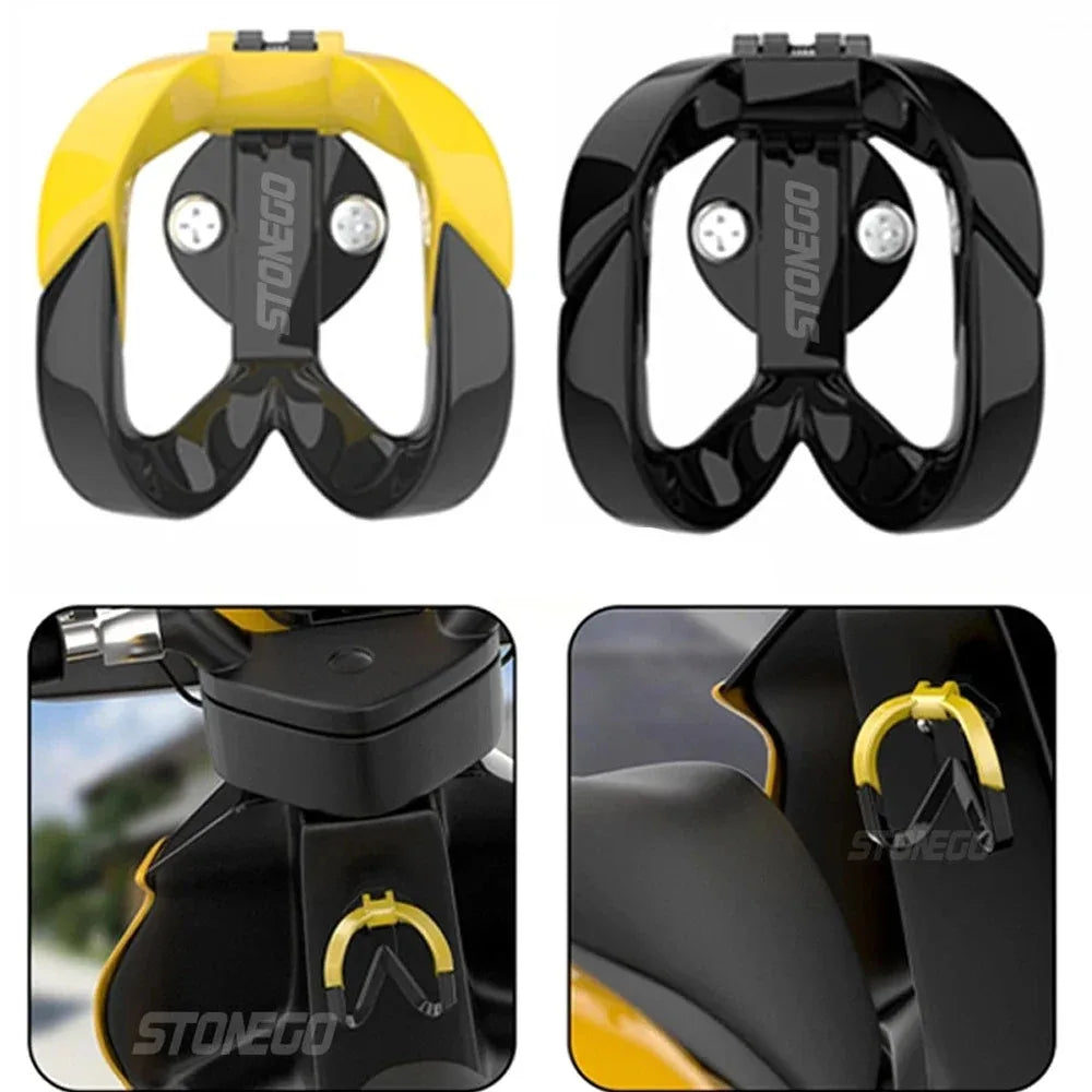 Universal Aluminum Alloy Double Hook for Motorcycles, Scooters, and Electric Scooters - Heavy Duty Bag Hanger Accessory
