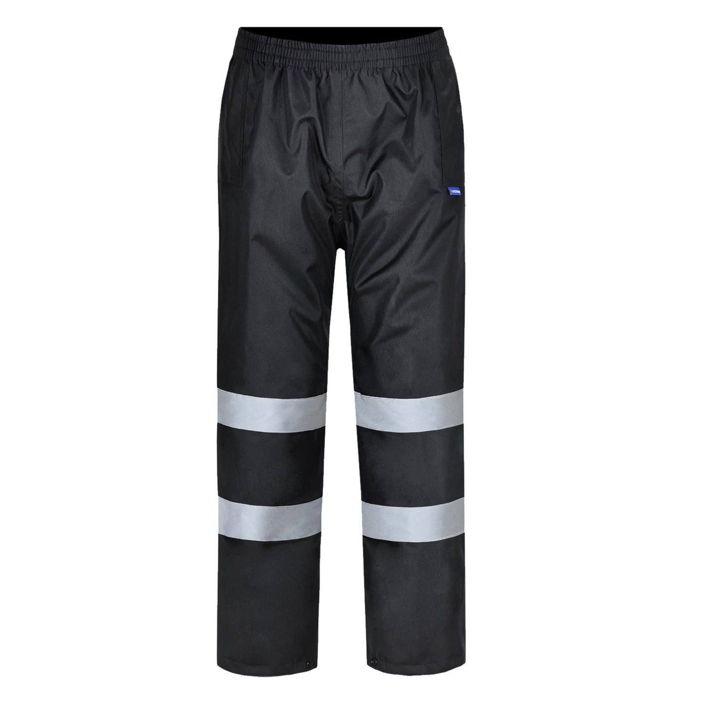 AYKRM HI VIS Reflective Pants Safety Striped Waterproof Windproof Sweatpants Trousers Long Oxford Cycling Hiking Trip