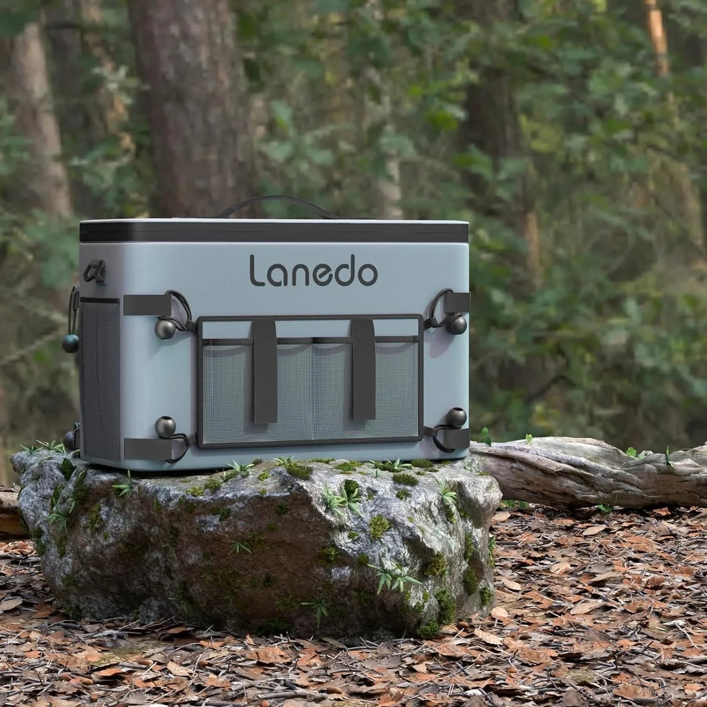 34/28-Can Lanedo Soft-Sided Cooler-Collapsible, Waterproof, Ice Chest or Travel Cooler for Food Shopping, Camping, Fishing