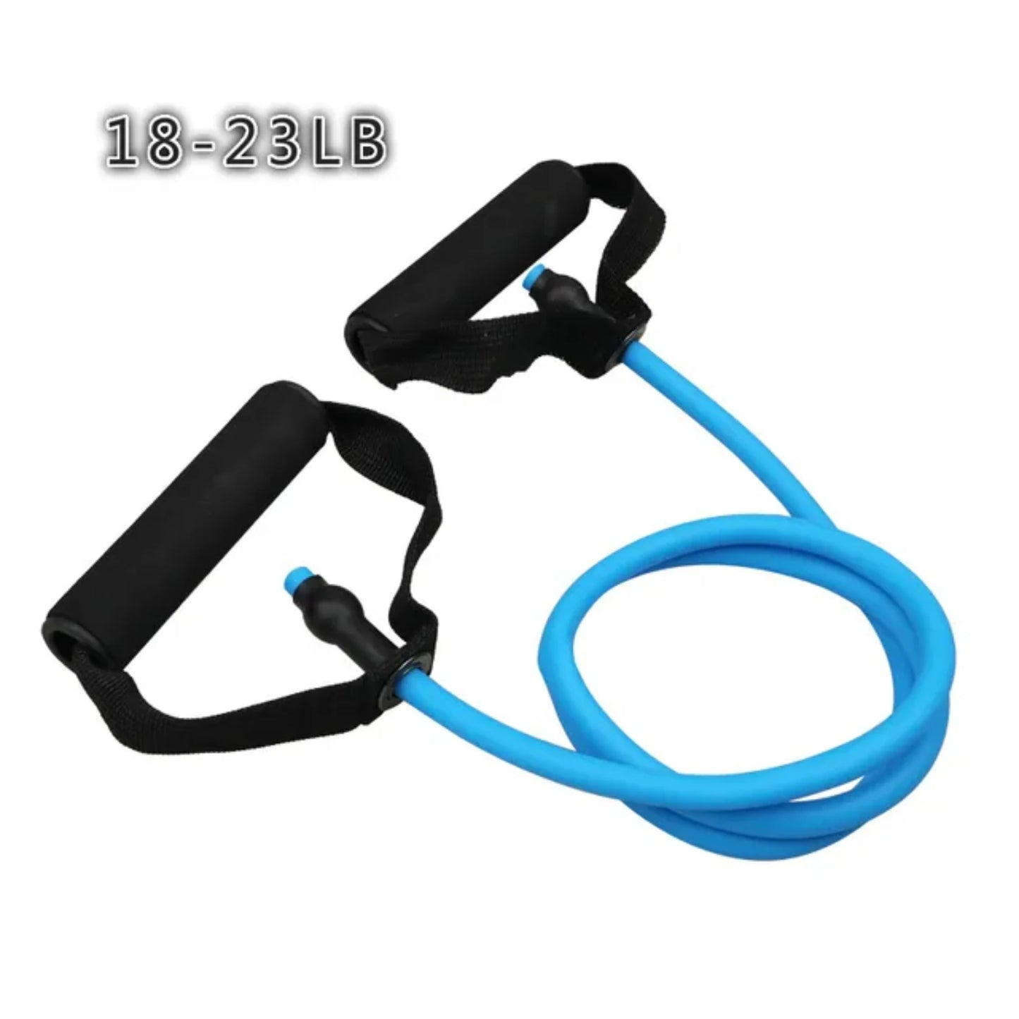 Premium Adjustable Elastic Resistance Bands with 5 Levels of Rubber Resistance for Intense Full Body Workout - Versatile Gym Equ