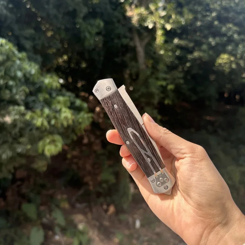 Swordfish 440c steel blade Outdoor hiking Jungle Adventure Pocket folding Knife EDC Pocket Knife Cutting Knife Men's gift