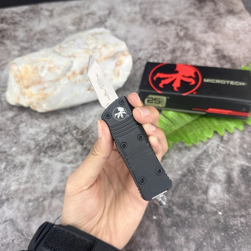 Daily Carry Pocket Folding Knife 440c Steel Zinc Alloy Handle Outdoor Camping Portable Tactical EDC Hunting Knife Men's Gift