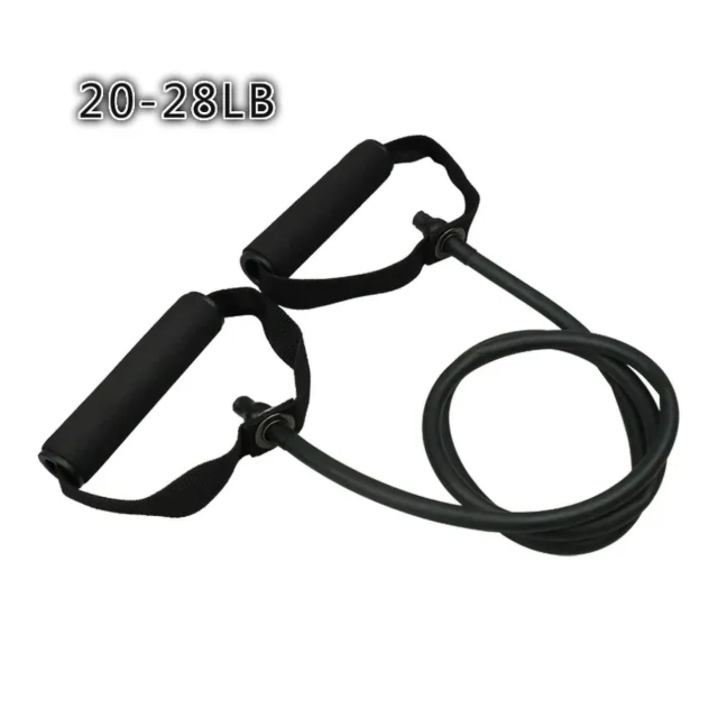 Premium Adjustable Elastic Resistance Bands with 5 Levels of Rubber Resistance for Intense Full Body Workout - Versatile Gym Equ