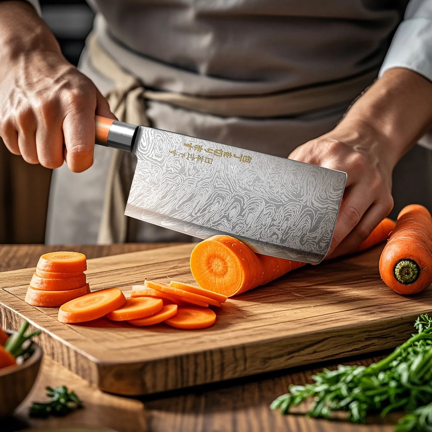 4-Piece Ultra-Sharp Japanese Chef Knife Set-Professional Kitchen Knives for Meat,Bones, and Fruit.Perfect for Commercial kitchen