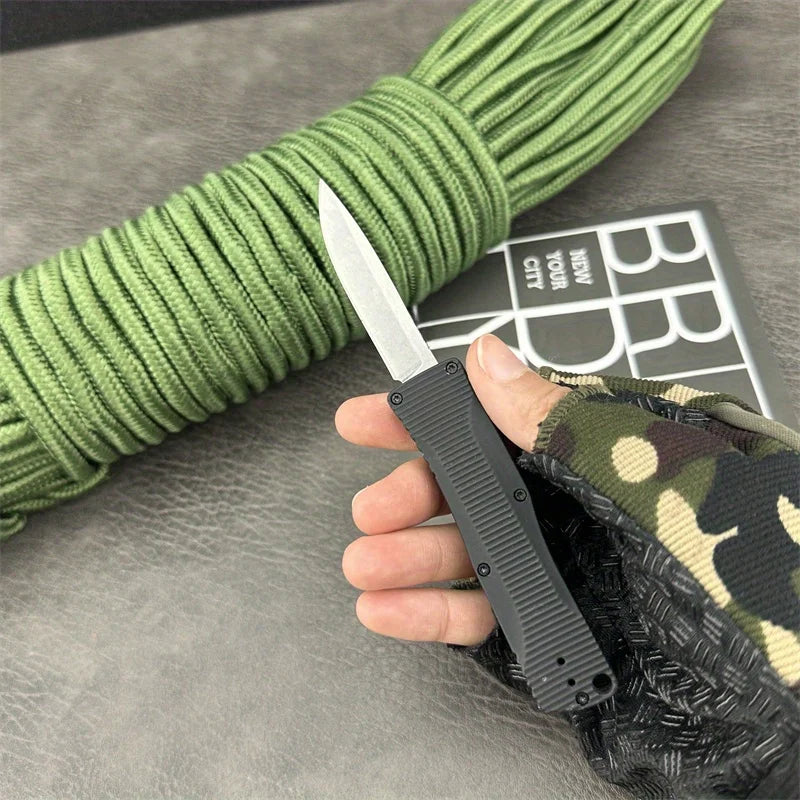 BM 4850 Mini Pocket Knife Outdoor Camping Portable EDC Practical Cutting Knife Wilderness Survival Knife Window Breaker