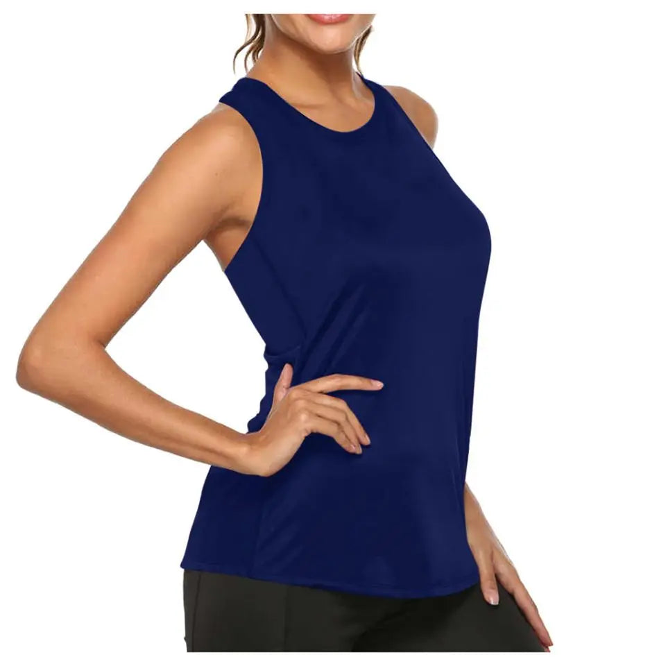 Fitness Yoga Sport Vest Women Sleeveless Fishnet Patchwork Tank Top Gym Fitness Workout Running Jogging Shirts Sportswear