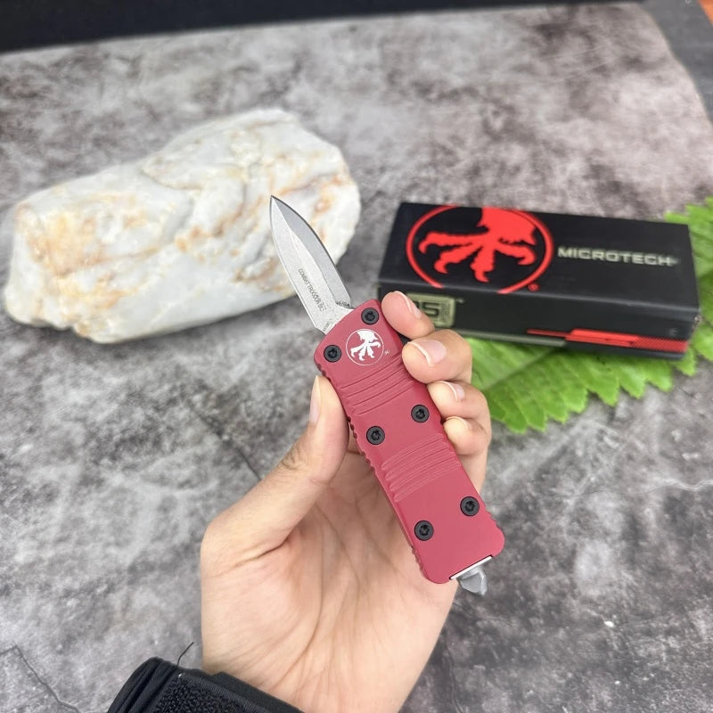 Daily Carry Pocket Folding Knife 440c Steel Zinc Alloy Handle Outdoor Camping Portable Tactical EDC Hunting Knife Men's Gift