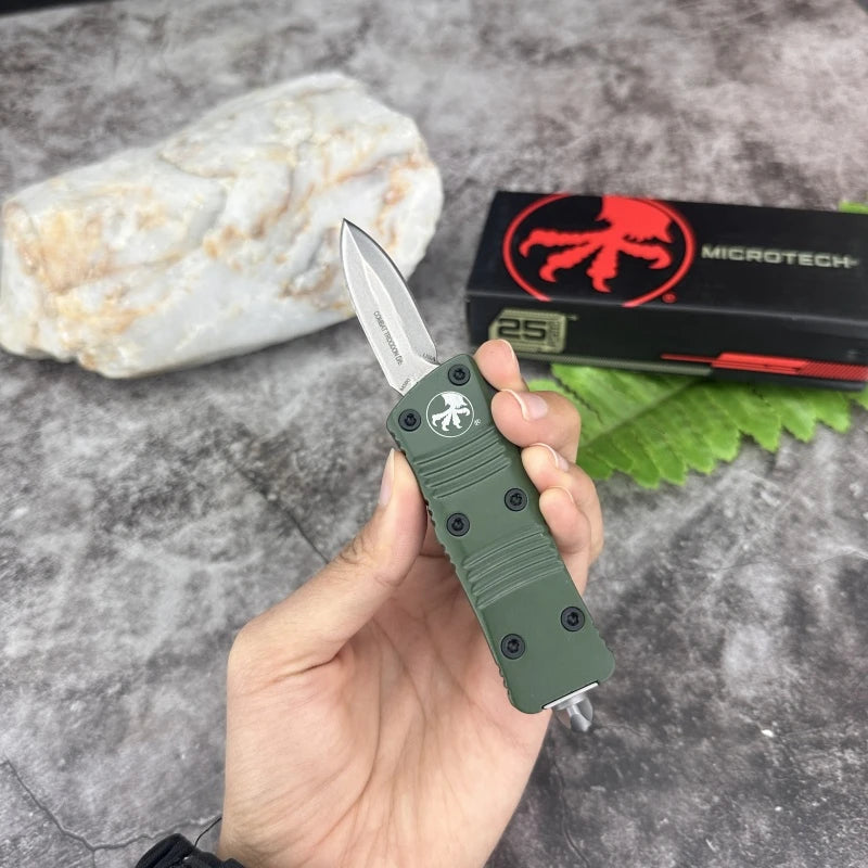 Daily Carry Pocket Folding Knife 440c Steel Zinc Alloy Handle Outdoor Camping Portable Tactical EDC Hunting Knife Men's Gift
