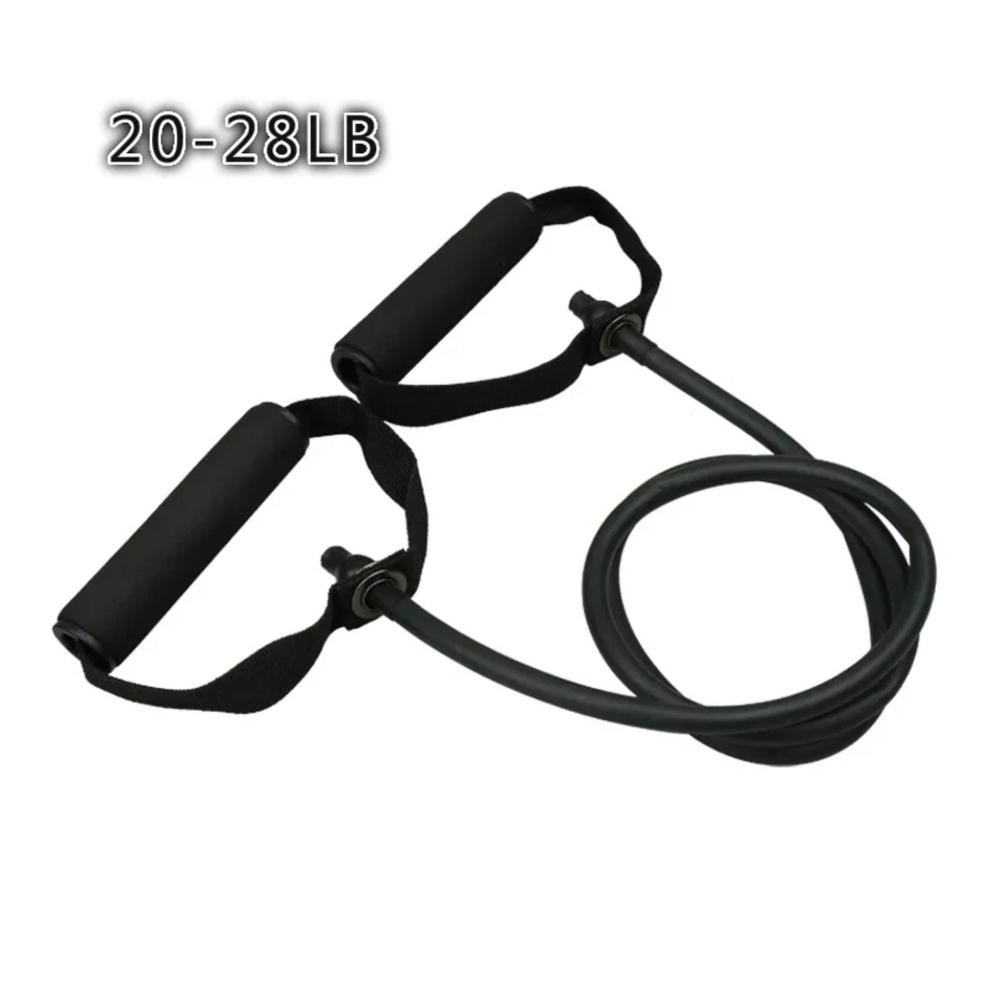 Premium Adjustable Elastic Resistance Bands with 5 Levels of Rubber Resistance for Intense Full Body Workout - Versatile Gym Equ