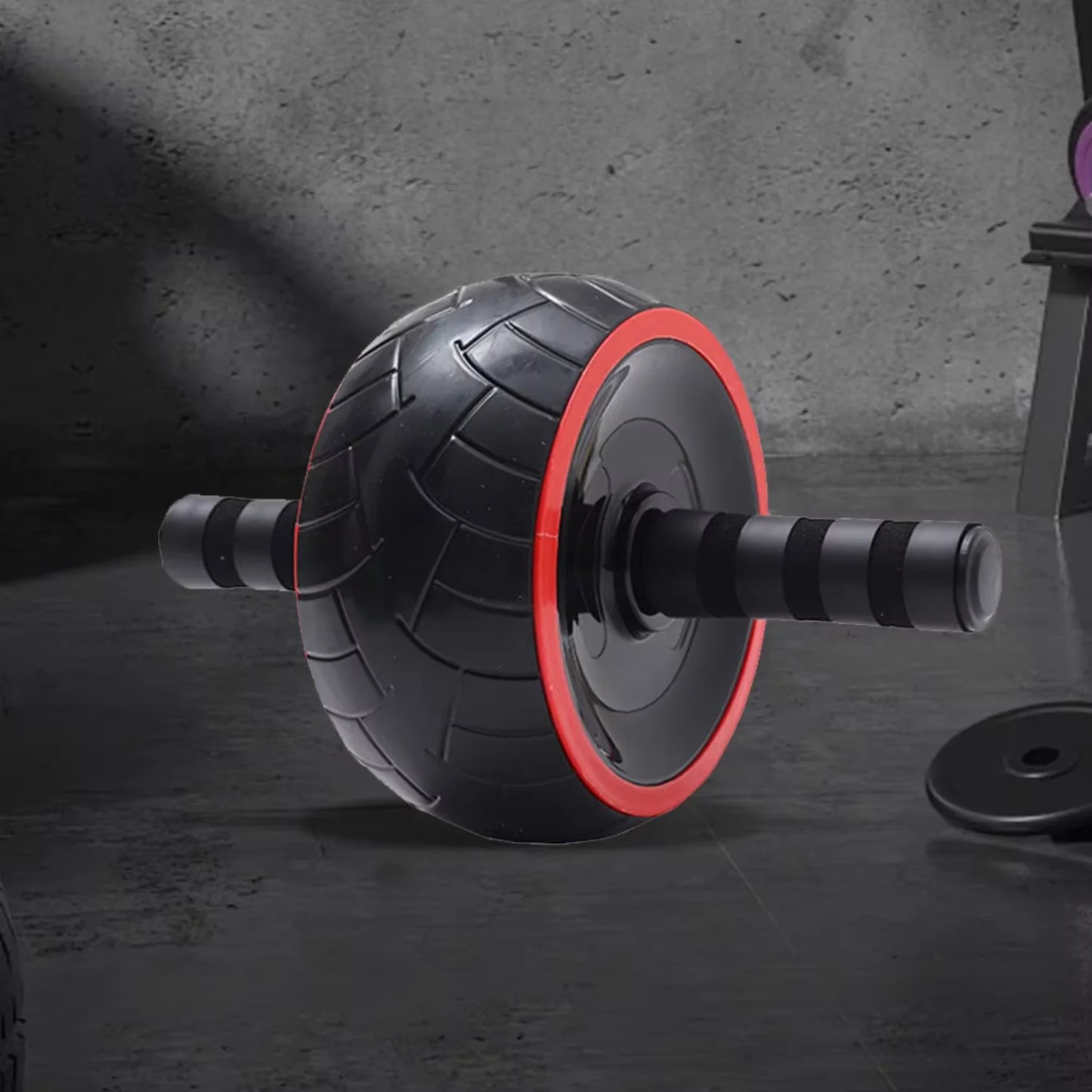Ab Roller Wheel Abdominal Muscle Trainer Single-Wheel Abdominal Training Roller Non Slip Ab Workout Equipment Core Workout