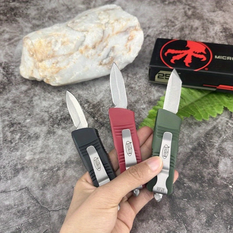 Daily Carry Pocket Folding Knife 440c Steel Zinc Alloy Handle Outdoor Camping Portable Tactical EDC Hunting Knife Men's Gift