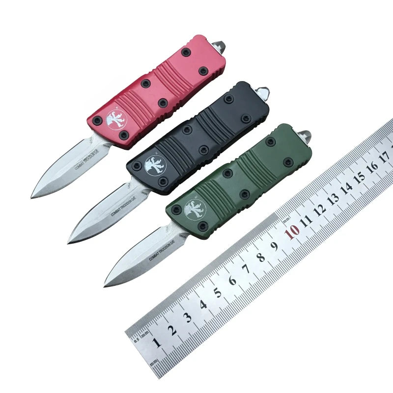 Daily Carry Pocket Folding Knife 440c Steel Zinc Alloy Handle Outdoor Camping Portable Tactical EDC Hunting Knife Men's Gift