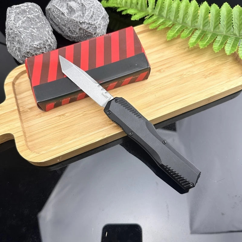 KS 9000 Pocket Tactical Folding Knife High hardness D2 steel blade T6 aluminum handle, outdoor camping EDC survival knife
