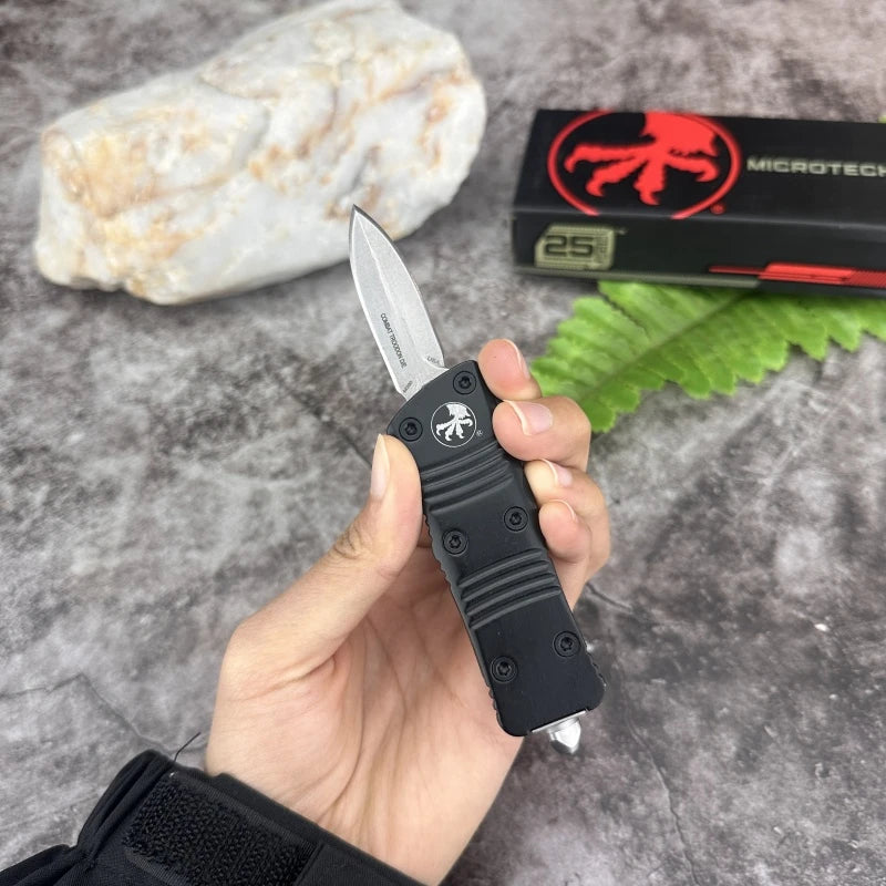 Daily Carry Pocket Folding Knife 440c Steel Zinc Alloy Handle Outdoor Camping Portable Tactical EDC Hunting Knife Men's Gift