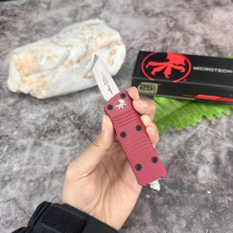 Daily Carry Pocket Folding Knife 440c Steel Zinc Alloy Handle Outdoor Camping Portable Tactical EDC Hunting Knife Men's Gift