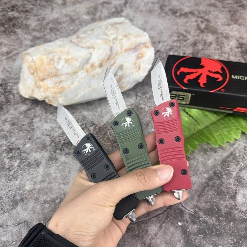 Daily Carry Pocket Folding Knife 440c Steel Zinc Alloy Handle Outdoor Camping Portable Tactical EDC Hunting Knife Men's Gift