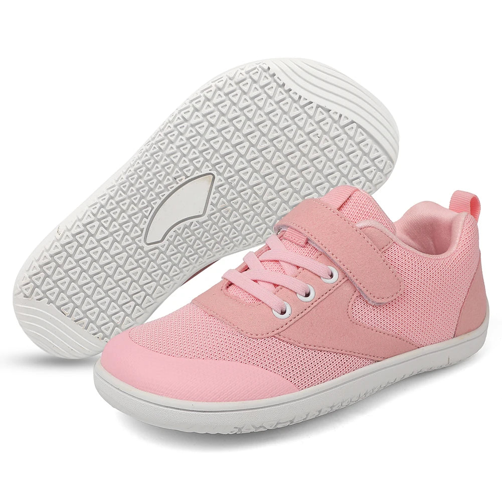 Kids Barefoot Shoes Breathable Sports Shoes Non Slip Wide Toe Sneakers Comfortable Casual Running Sneakers for Outdoor Sports