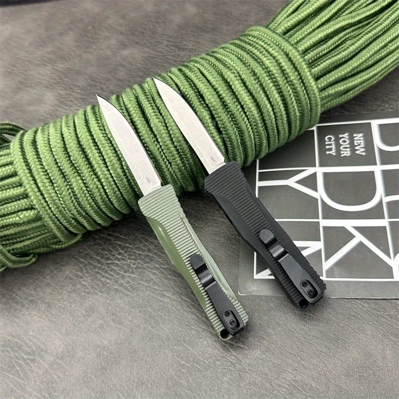 BM 4850 Mini Pocket Knife Outdoor Camping Portable EDC Practical Cutting Knife Wilderness Survival Knife Window Breaker