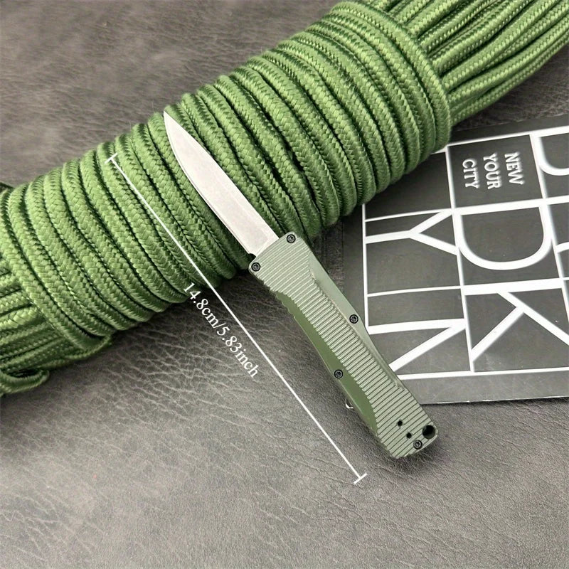 BM 4850 Mini Pocket Knife Outdoor Camping Portable EDC Practical Cutting Knife Wilderness Survival Knife Window Breaker