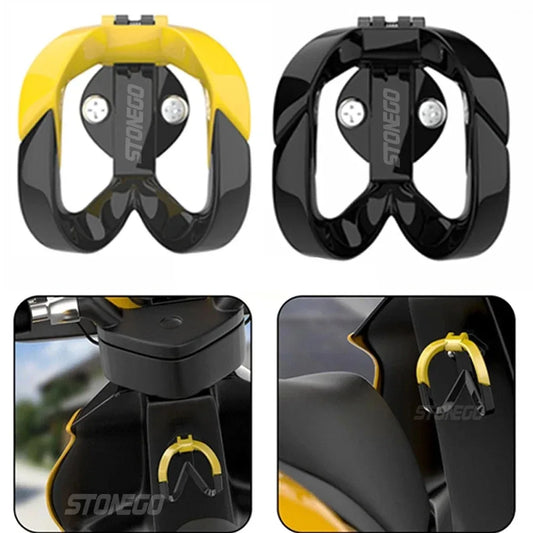 Universal Aluminum Alloy Double Hook for Motorcycles, Scooters, and Electric Scooters - Heavy Duty Bag Hanger Accessory