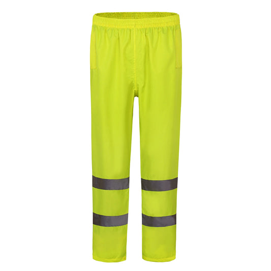 AYKRM HI VIS Reflective Pants Safety Striped Waterproof Windproof Sweatpants Trousers Long Oxford Cycling Hiking Trip