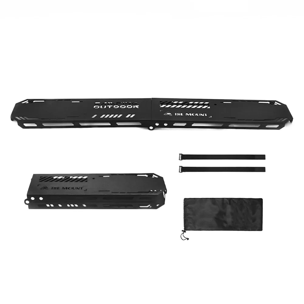 Foldable Camping Hanging Rack Top Plate Portable Tabletop Board High Strength Bending with Hanging Hole for BBQ Picnic Hiking