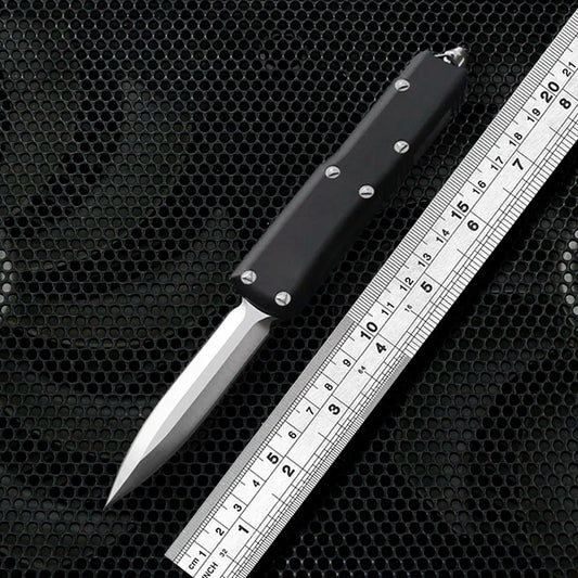 High Quality 7.8" UTX 85 Double-Edged Pocket Knife Aluminum Handle Camping Knives Accessory Knife For Men Gift